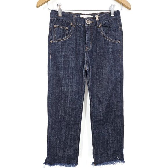 New One Teaspoon Raw Indigo Bandit Jeans Girls 9-10 Organic Relaxed - Picture 3 of 7